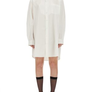 Discover the authentic Maison Margiela women's SHIRT DRESS in White