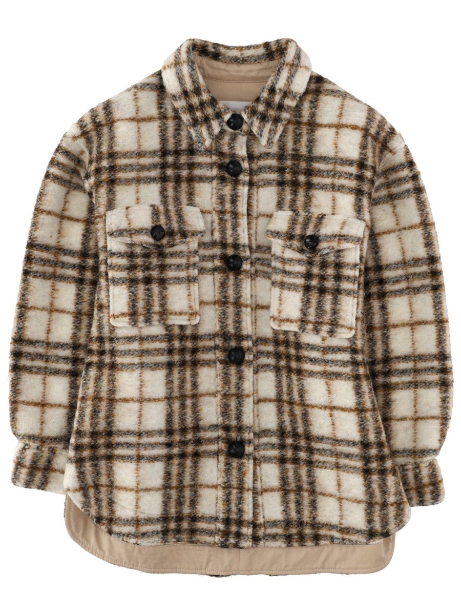 Refresh your wardrobe with the MARANT ETOILE women's SHIRT "HARVELI" in POWDER
