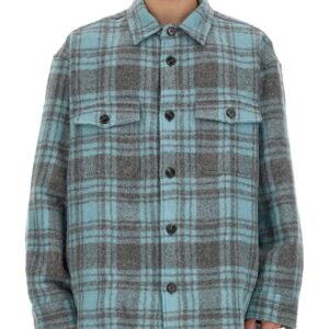 Refresh your wardrobe with the AMI PARIS unisex SHIRT JACKET in MULTICOLOUR