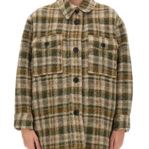 Discover the authentic MARANT ETOILE women's SHIRT JACKET "HARVELI" in MULTICOLOUR