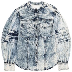 Refresh your wardrobe with the MARANT ETOILE women's SHIRT "MILEDA" in DENIM