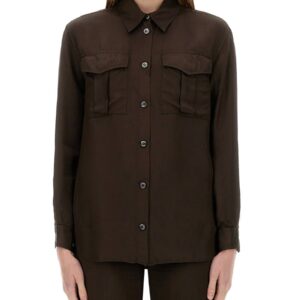 Discover the authentic ASPESI women's SHIRT MOD.5489 in Brown
