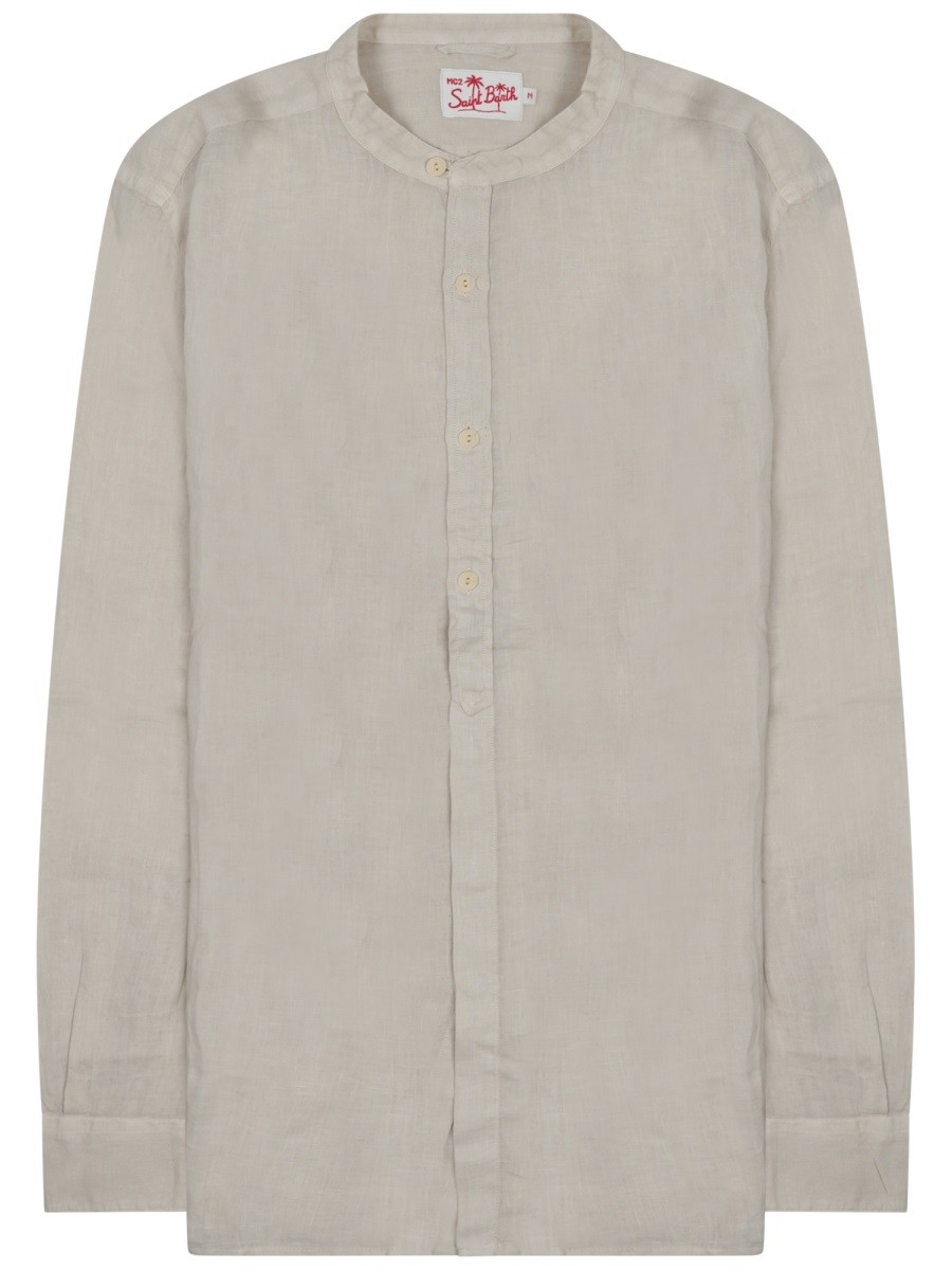 Elevate your look with the MC2 SAINT BARTH men's SHIRT "NAXOS" in Dove