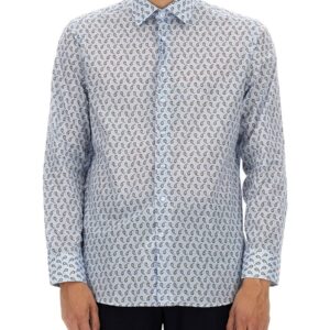 Discover the authentic Etro men's SHIRT "ROME" in Azure