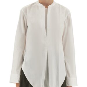 Explore the authentic STUDIO NICHOLSON women's SHIRT TOP "PAMPA" in White