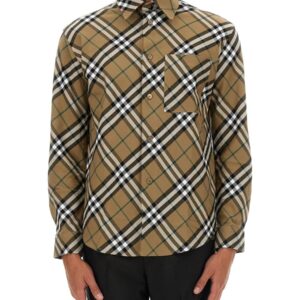 Explore the authentic Burberry men's SHIRT WITH CHECK PATTERN in MULTICOLOUR
