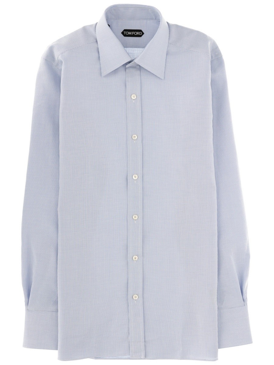 Discover the authentic TOM FORD men's SHIRT WITH CLASSIC COLLAR in MULTICOLOUR