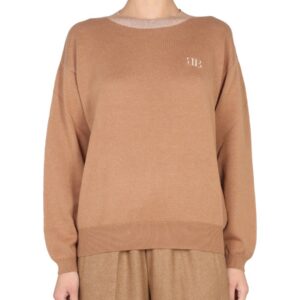 Discover the authentic Ballantyne women's SHIRT WITH EMBROIDERED LOGO in beige