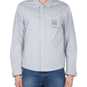 Elevate your look with the C.P. COMPANY men's SHIRT WITH LOGO in Grey