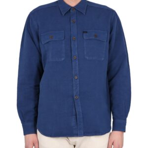 Refresh your wardrobe with the FAY men's SHIRT WITH POCKETS in Blue