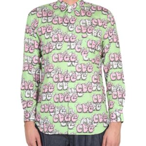 Elevate your look with the COMME DES GARCONS SHIRT men's SHIRT WITH PRINT X KAWS in MULTICOLOUR