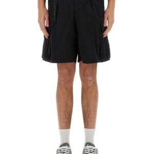 Discover the authentic ALPHA INDUSTRIES men's SHORT CARGO UTILITY in Black