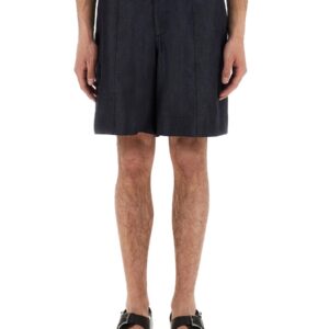 Refresh your wardrobe with the Alexander Mcqueen men's SHORT IN DENIM in Blue