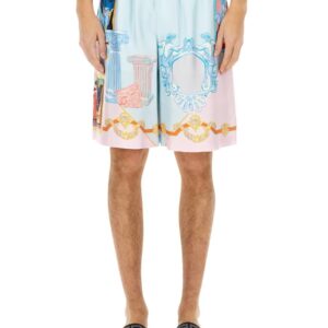 Discover the authentic Versace men's SHORT IN SILK in MULTICOLOUR