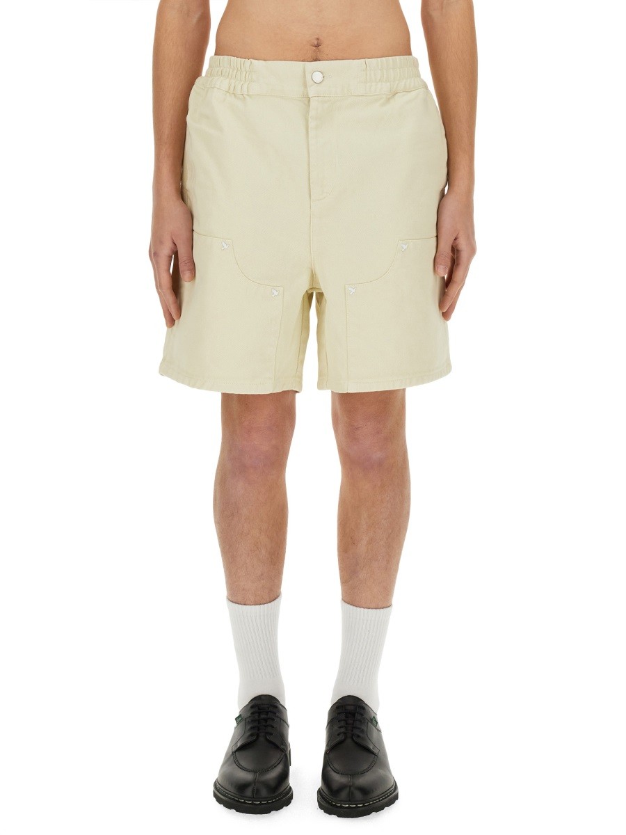 Discover the authentic 3.PARADIS men's SHORT IN TWILL in beige