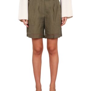 Explore the authentic Helmut Lang women's SHORT TRANSPARENT in Military green