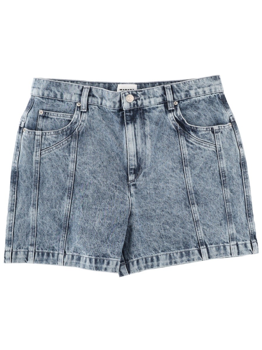 Refresh your wardrobe with the MARANT ETOILE women's SHORTS "JOELY" in DENIM