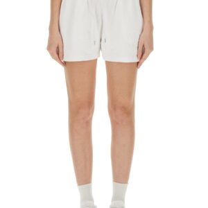 Explore the authentic stella mccartney women's SHORTS WITH LOGO in White