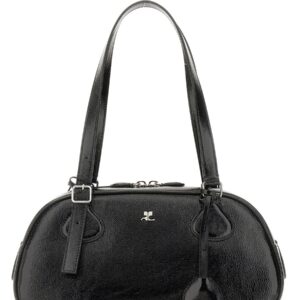 Discover the authentic COURREGES women's SHOULDER BAG "FRIDAY" MEDIUM in Black