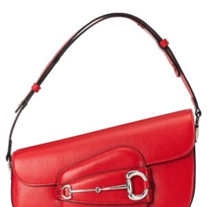 Explore the authentic Gucci women's SHOULDER BAG "GUCCI HORSEBIT 1955" SMALL SIZE in Red