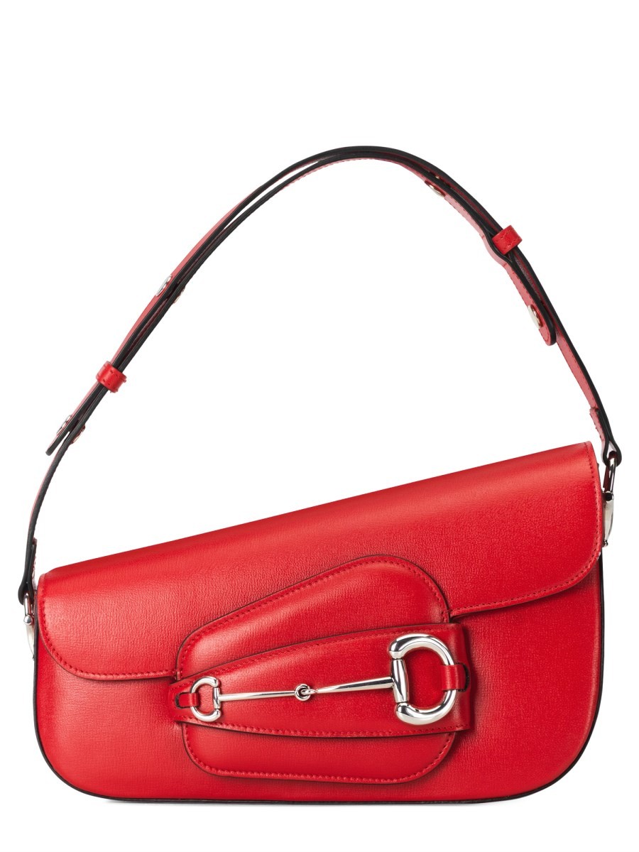 Explore the authentic Gucci women's SHOULDER BAG "GUCCI HORSEBIT 1955" SMALL SIZE in Red