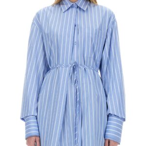 Refresh your wardrobe with the Sportmax women's "SIGNATURE" SHIRT in Baby blue