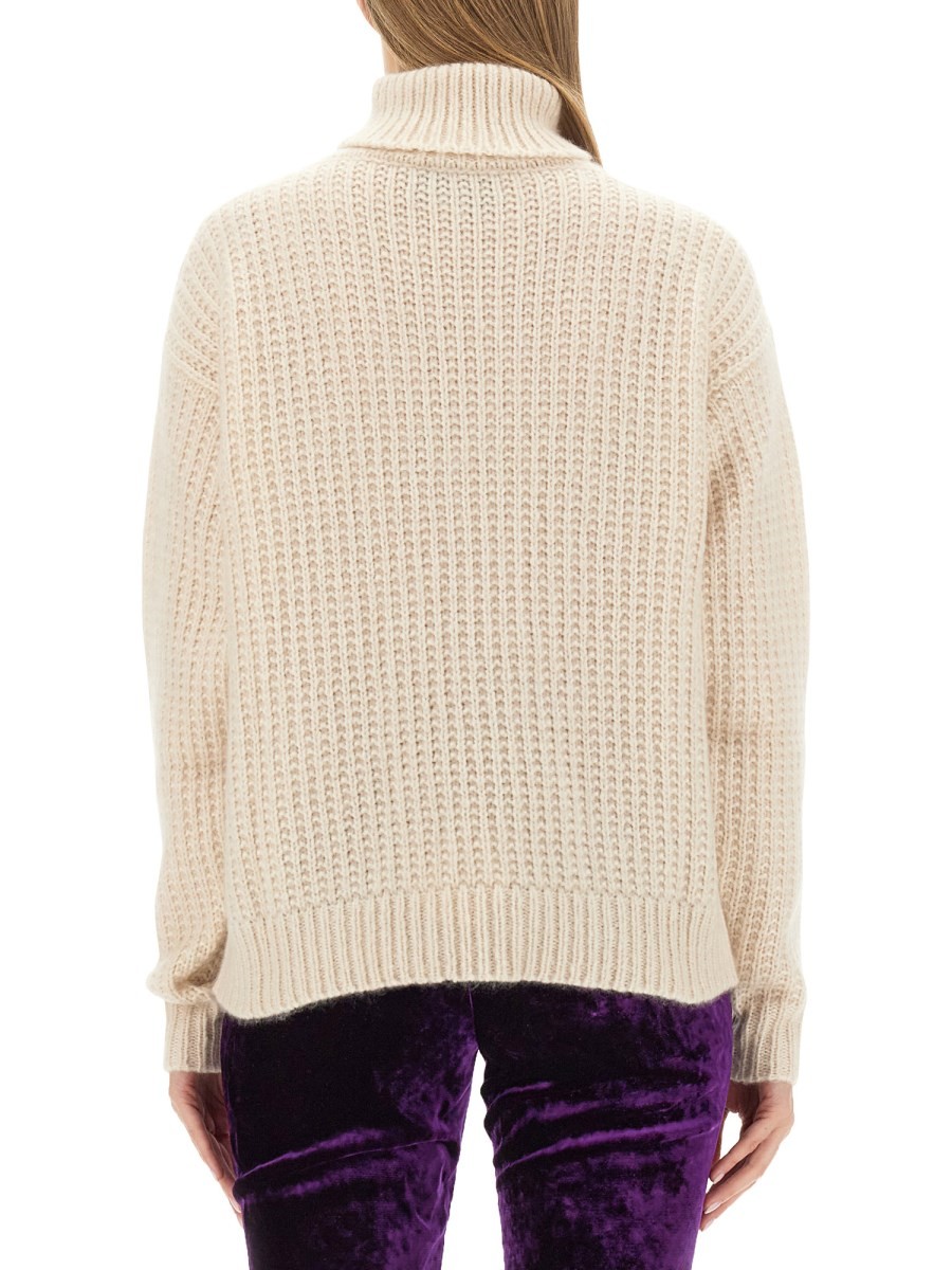 SILK AND CASHMERE TURTLENECK SWEATER - Image 3