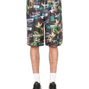 Discover the authentic Givenchy men's SILK BERMUDA in Black
