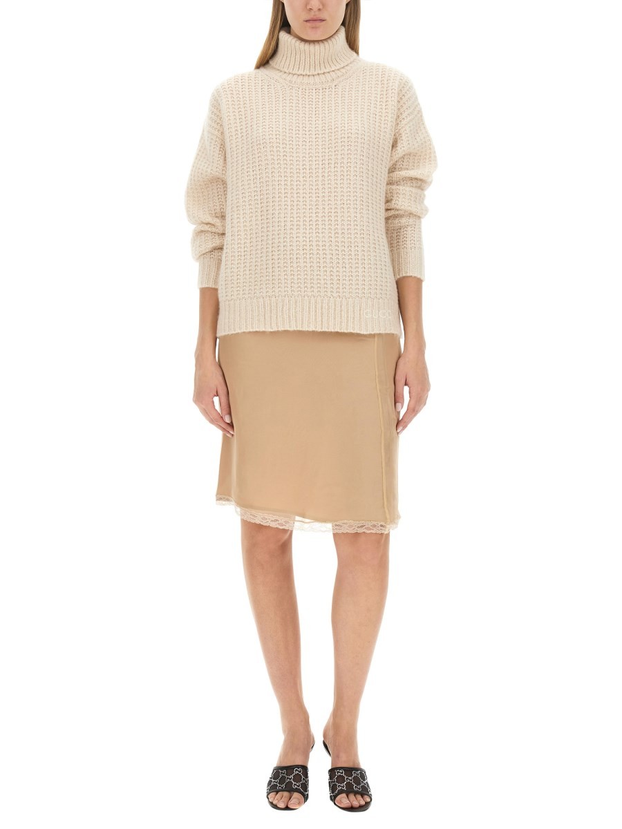 SILK CHIFFON SKIRT - Image 4