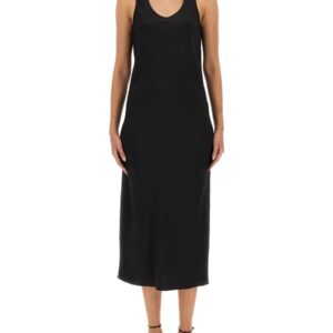 Refresh your wardrobe with the Sportmax women's SILK DRESS in Black