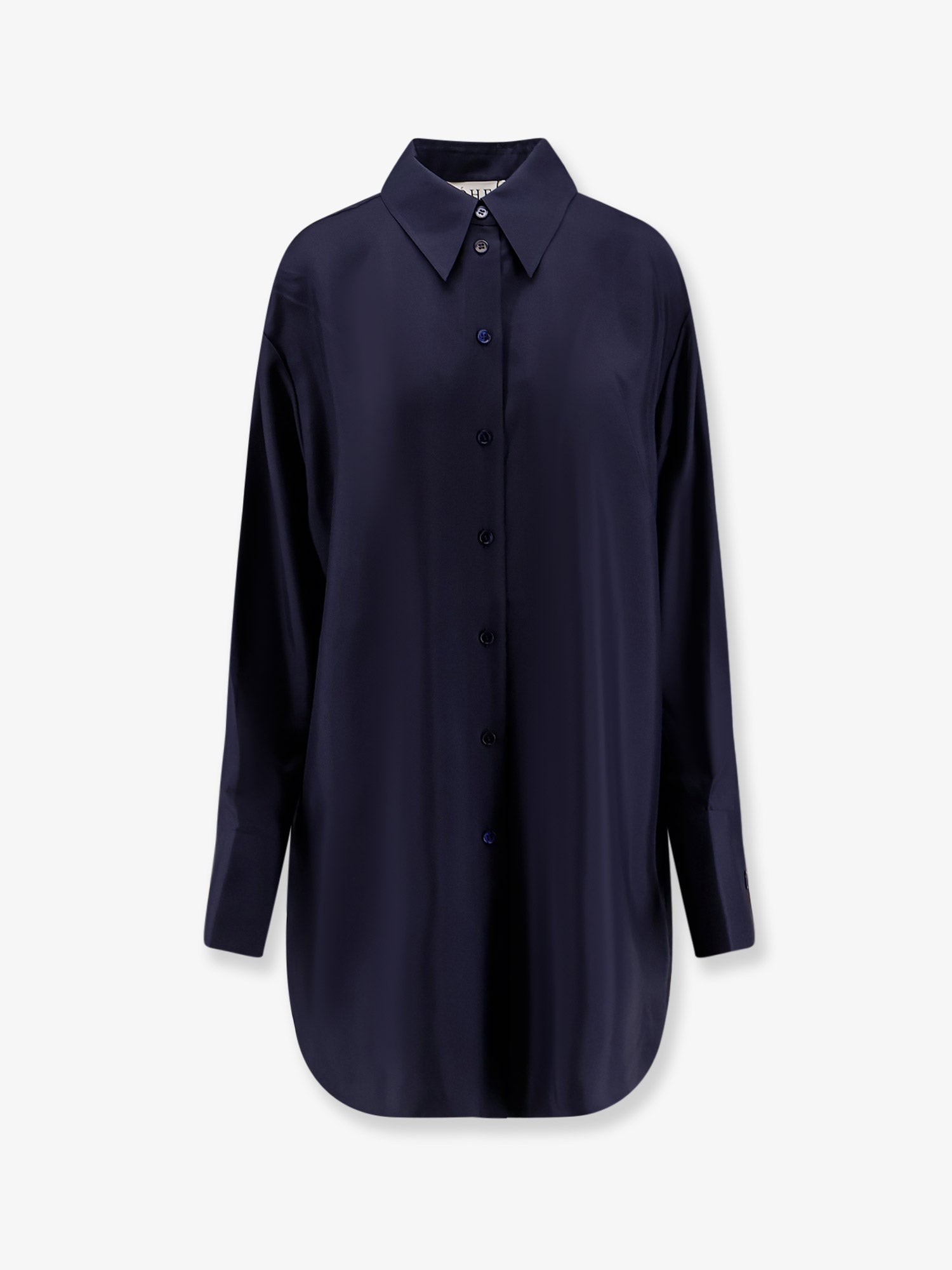 Discover the authentic ROHE women's Silk shirt in Night