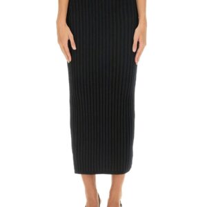 Discover the authentic Max Mara women's "SILK" SKIRT in Black