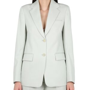 Refresh your wardrobe with the Lanvin women's SINGLE-BREASTED BLAZER in GREEN