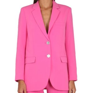 Explore the authentic MICHAEL BY MICHAEL KORS women's SINGLE-BREASTED BLAZER in Fuchsia