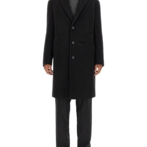Explore the authentic Alexander Mcqueen men's SINGLE-BREASTED COAT in Black