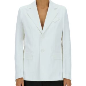 Discover the authentic Bottega Veneta women's SINGLE-BREASTED JACKET in White