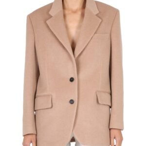 Discover the authentic stella mccartney women's SINGLE-BREASTED JACKET in beige
