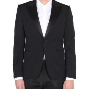 Explore the authentic Alexander Mcqueen men's SINGLE-BREASTED SUIT JACKET in Black