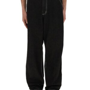 Refresh your wardrobe with the Carhartt Wip men's SINGLE KNEE PANT in Black