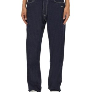 Discover the authentic Off-white men's SKATE JEANS in beige