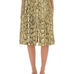 Explore the authentic Dries Van Noten women's SKIRT WITH ANIMAL PATTERN in ANIMALIER