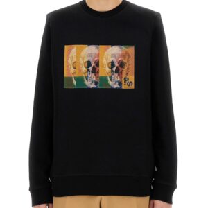 Explore the authentic PS BY PAUL SMITH men's "SKULL SQUARE" SWEATSHIRT in Black
