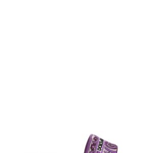 Explore the authentic Dolce & Gabbana women's SLIDE SANDAL WITH EMBROIDERY in Purple