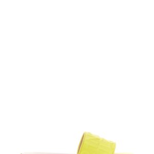 Refresh your wardrobe with the N°21 women's SLIDE SANDAL WITH LOGO in Yellow