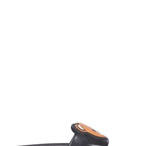 Discover the authentic Moschino women's SLIDE TEDDY BEAR SANDALS in Black
