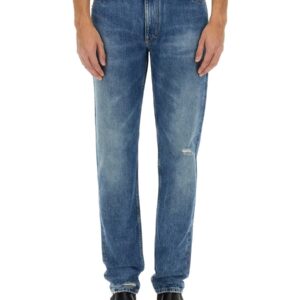Refresh your wardrobe with the Givenchy men's SLIM FIT DENIM JEANS in DENIM