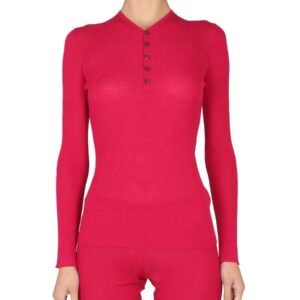 Refresh your wardrobe with the Dsquared2 women's SLIM FIT SHIRT in Fuchsia