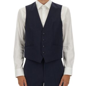 Discover the authentic Hugo men's SLIM FIT VEST in Blue