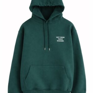 Explore the authentic Drole De Monsieur men's "SLOGAN" SWEATSHIRT in GREEN