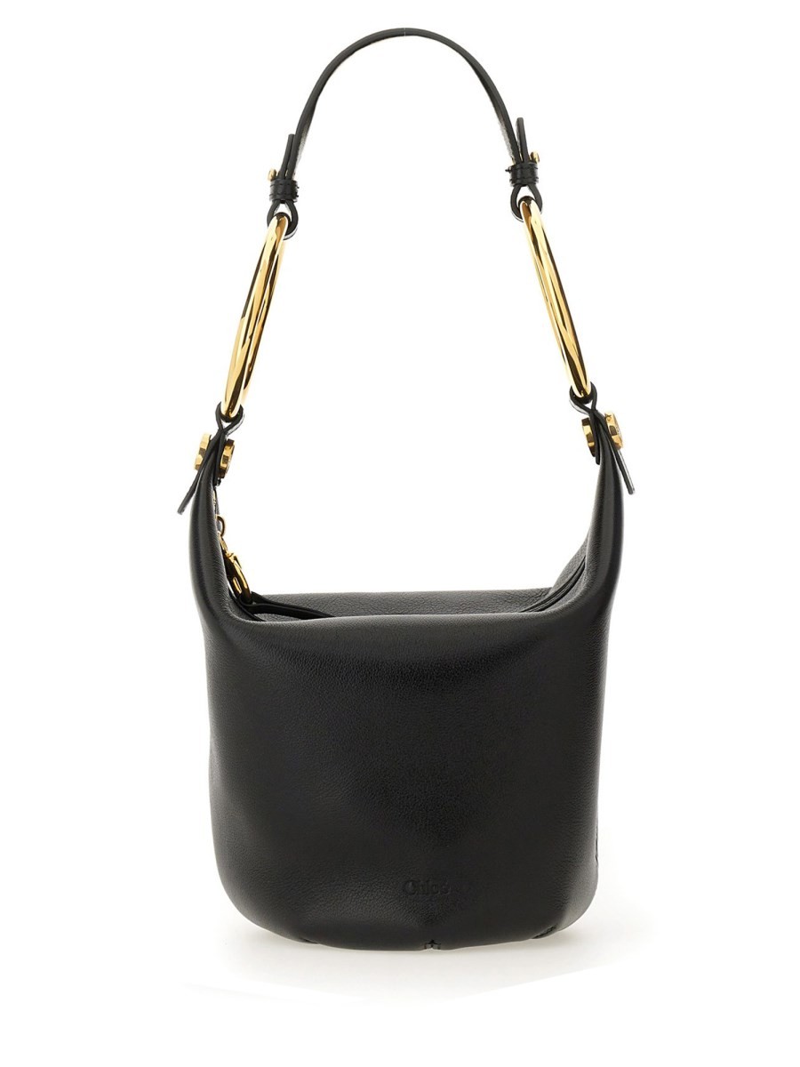 Refresh your wardrobe with the CHLOÉ women's SMALL "BRACELET" BAG in Black